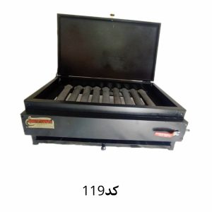 کباب پز در دار مشکی سایز 60