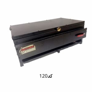 کباب پز در دار مشکی سایز 70